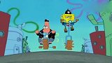 海绵宝宝：两个好朋友装扮，一起出发应对，海绵和派大星前进