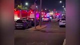 山东济南一修理厂深夜突发火灾，火光映红夜空黑烟直冲云霄