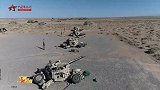 【祖国 我在战位守护您】大漠戈壁 防空兵实弹演练协同打击