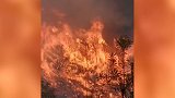广东梅州突发山火浓烟滚滚遮天蔽日 当地已出动直升机取水灭火