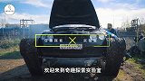 老外将灭火器干粉充入轮胎，踩下油门的瞬间，就是精彩的开始