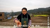 苗大姐做宫爆鸡丁，一碗米饭比脸还大，吃得太快撑爆肚