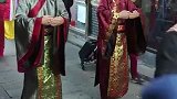 武则天驾到！著名模特马红新场古镇汉服走秀！
