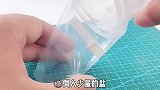 制作解压调料装饰袋，捏着手感沙沙声音好听，好玩有趣