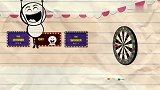 创意铅笔动画：铅笔人打破飞镖记录