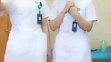 护士姑娘在办公室里模仿，大家猜猜接下来会发生什么呢