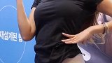 韩国美女模特，小姐姐身材凹凸有致，这个动作太性感了我沦陷了