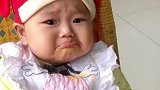 这饭是多难以下咽，看把娃给委屈的