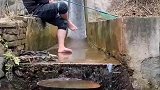 这种钓鱼方法，真是得来全部费工夫啊