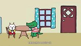 小猫汤米：瓦瓦发现了新玩具，他真厉害呀，快教教汤米吧