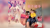 张柏芝晒带孩子玩耍视频意外曝光三胎儿子正脸