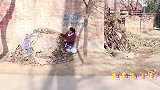 童年：捉迷藏4：小伙伴玩捉迷藏，没想大锤只藏自己的脑袋，真逗