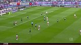 第32分钟RB莱比锡球员克洛斯特曼射门 - 被扑