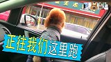 泰迪坐车去接小主人放学，窗口看见小主人，超级兴奋