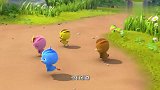 萌鸡小队：欢欢声音真大，一嗓子把小蜻蜓吓跑了，开始了追捕旅程