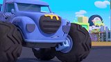 蜡笔小精灵：搞怪汽车正义警车，谁会被抓到！宝宝巴士动画