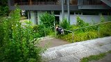 栏杆轮滑卡蛋集锦 疼到满地打滚起不来