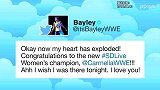 WWE-18年-凯西·凯莉WWE进行时：卡梅拉赢得SD女子冠军 众星纷纷表示祝贺-新闻