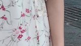碎花裙短发choker短靴美美美
