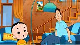新大头儿子：爸爸和儿子聊天，他俩聊啥呢，聊的这么开心