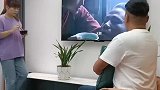 老公看个电视激动得不行，这真是戏精，演得太真了