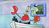 海绵宝宝：章鱼哥真无聊，吹纸条都能吹一大堆，将海绵宝宝淹没！