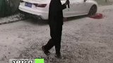 四川成都：今晨青城山突降冰雹，极端天气请注意防范
