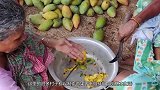 非洲制作“芒果干”全过程，专门卖给中国！看完就质疑人生了