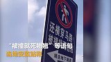 厦门交通警示牌“被撞死翘翘”惹争议 市民：言语晦气