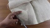 创意生活教你用麻布和彩布DIY好看的地垫，制作简单又好看