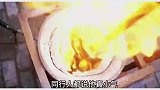 小伙用生铁块锻造出棒球棍