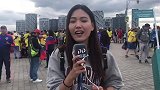 PP体育直击：哥伦比亚球迷霸占莫斯科 场外竟不见英格兰球迷