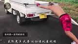 日本第一武尊日常就是这么拼！徒手推着卡车前进！