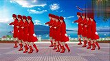 红领巾广场舞-20190223-一支简单广场舞《军中绿花》附分解，好听的军营歌曲!