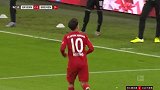 第63分钟拜仁慕尼黑球员库蒂尼奥进球 拜仁慕尼黑3-1云达不莱梅