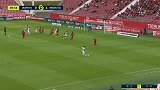 下半场补时第1分钟昂热球员圣马利亚射门-绝佳机会打偏