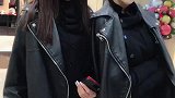 这对双胞胎颜值爆表，身材完美，这丸子头扎的真好看