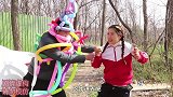 真假气球人5：小胖为救傻妞拖延时间，妈妈及时把坏人赶跑，温馨
