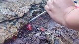 户外寻宝发现了七彩水晶，来自大自然的馈赠，打磨后会更加漂亮！