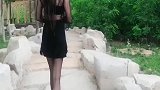 一身精致女神，筷子腿小蛮腰优雅走姿，把我迷倒了