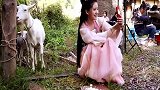 搞笑花絮：赵露思现场学羊叫，别说，还挺像！