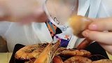 吃货吃油焖大虾，肉鲜超嫩味道棒棒哒！