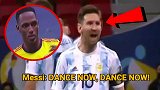 来自球王的嘲讽！米纳失点后梅西嘶吼：跳啊，你倒是跳舞啊？