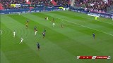 迪亚比边路半高球传中 恩昆库抢点捅射弹地高出