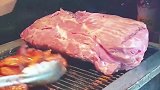 国外街头特色小吃，肉香四溢，真的是香