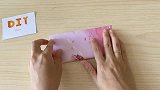 手工折纸教学，蝴蝶书签的制作方法！