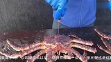 打开帝王蟹的最快手法，快准狠，帝王蟹表示毫无痛苦