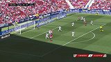 第19分钟马德里竞技球员格列兹曼射门