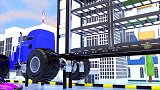 启蒙教育 3D动画巨型卡车收纳彩色玩具车 趣味学习颜色