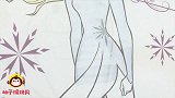 哇！迪士尼艾莎和安娜公主，一起给她们涂上漂亮的颜色吧！